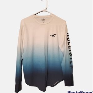 Hollister, Teen Boys Small, Faded blues and white